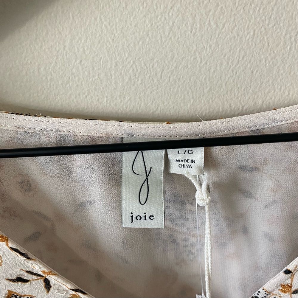Joie floral/paisley button front blouse - Picture 9 of 14